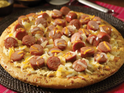 Hot Dog Pizza