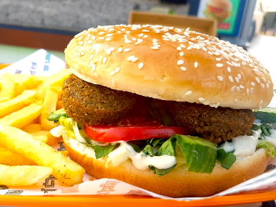 Egyptian Falafel Sandwich