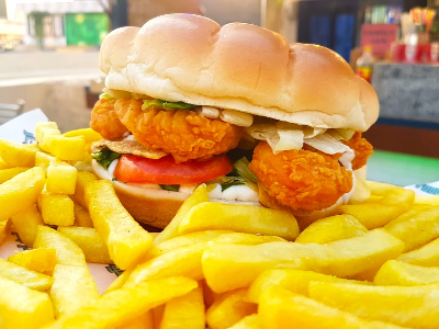 Crispy Shrimp Sandwich
