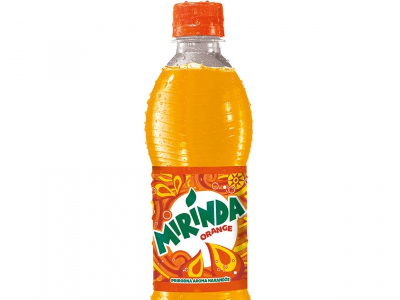 2 Mirinda Orange Bottles