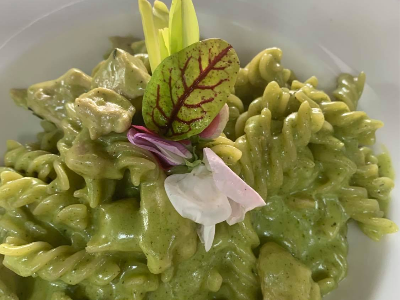 Fusilli Chicken Pesto Pasta