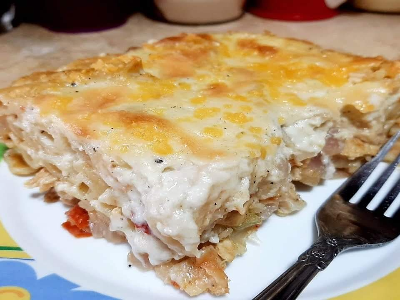 Meat Bechamel Pasta