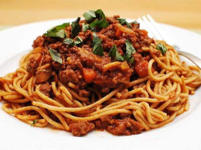 Meat Shawerma Spaghetti