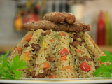 Rice With Oriental Sausage