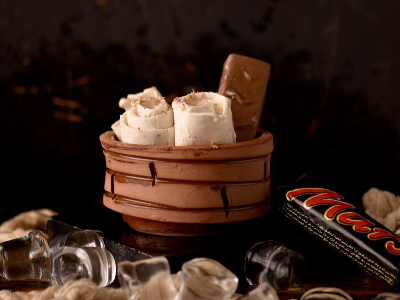 Mars Chocolate Ice Cream Roll