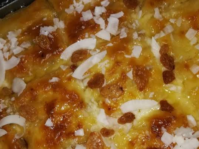 Raisin With Coconut Pie