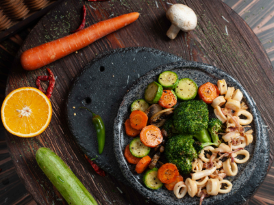 Mix Grilled Shrimp and Calamari Platter