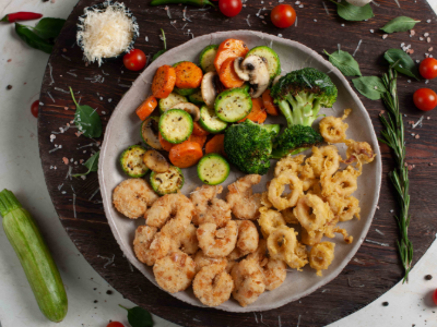 Mix Fried Shrimp And Calamari Platter