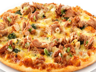 Shredded Tuna Italian Pizza