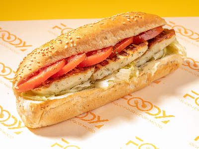 Grilled Halloumi Cheese Sandwich