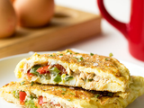 Eggs With Cheese And Roast Beef Sandwich