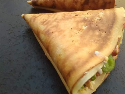 Meat Fajita Crepe