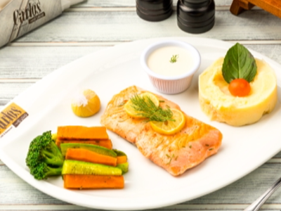 Grilled Salmon Platter