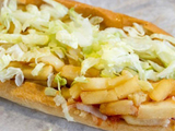 French Fries With Ketchup Sandwich