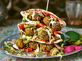 Falafel Sandwich + Triangle Cheese