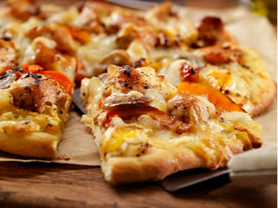 Chicken Alfredo Pizza