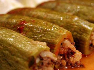 Zucchini With Meat Mahshi
