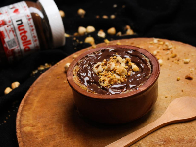 Umm Ali With Nutella And Nuts
