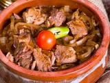 Meat With Onion Casserole