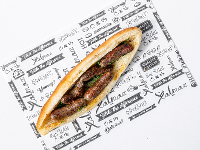 Grilled Oriental Sausage Sandwich