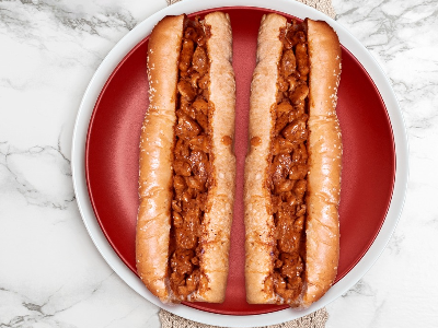 Red Creamy Chicken Sandwich