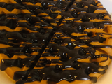 Chocolate Syrup Waffle