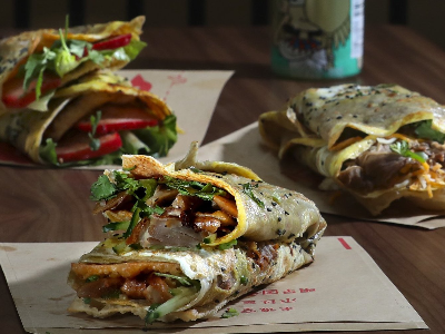 2 Meat Crepes