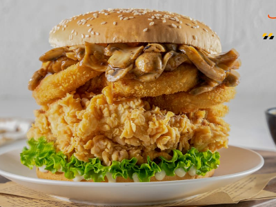 Chicken With Mushroom Sandwich