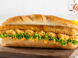 Shrimp With Cheddar Cheese Sandwich