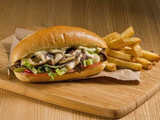Steak With Mushroom Sandwich