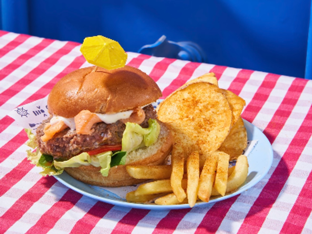 Surf & Turf Salmon Sandwich