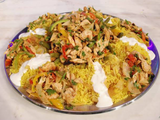 Basmati Rice With Chicken Shawerma