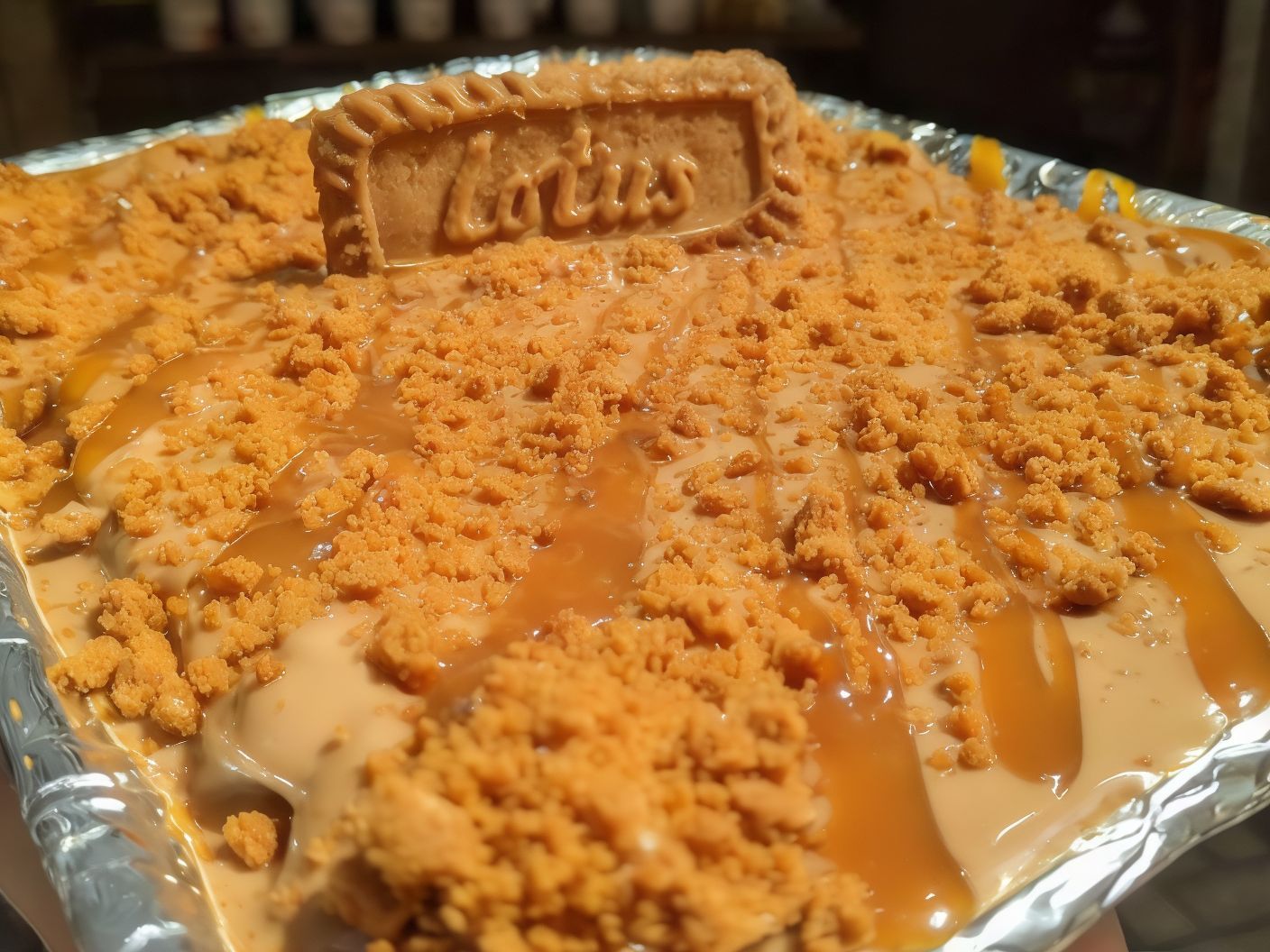 Lotus With Caramel Pie