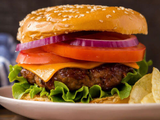 Cheese Beef Burger Sandwich