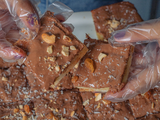 Nutella Chocolate With Nuts Pie