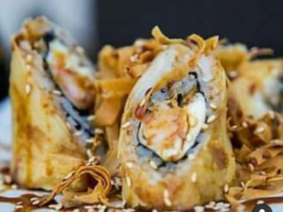 Crunchy Salmon Roll 6 Pic