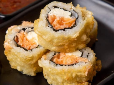 Crispy Salmon Roll 6 Pic