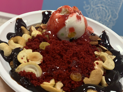 Yum Yum Red Velvet Rice Pudding