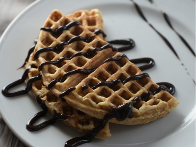 Waffle With Mix Sauce