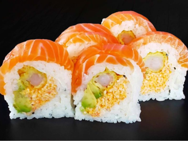 Salmon Shrimp Wrap