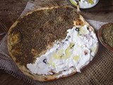 Thyme With Labneh Manoucheh