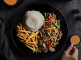 Beef Stroganoff Platter