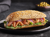Salmon And Cream Cheese Sandwich