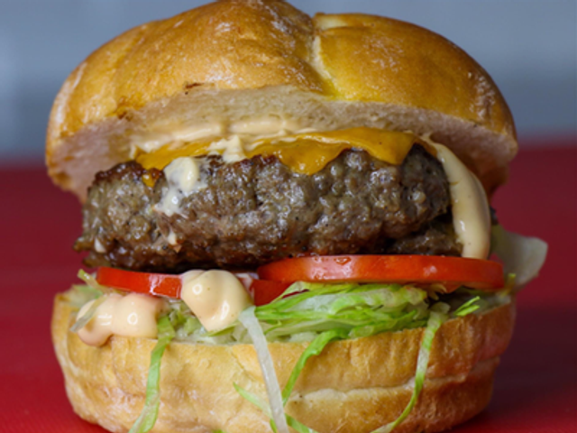 Miami Beef Burger Sandwich