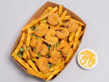 French Fries With Fried Shrimp Box