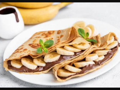 Nutella Chocolate And Banana Crepe