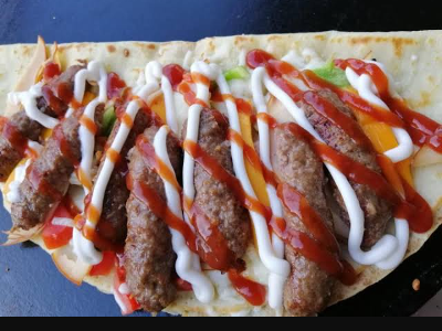 Charcoal Grilled Kofta Crepe