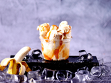 Banana With Caramel Ice Cream Roll