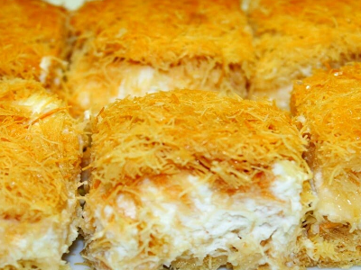 Plain Konafa With Milk