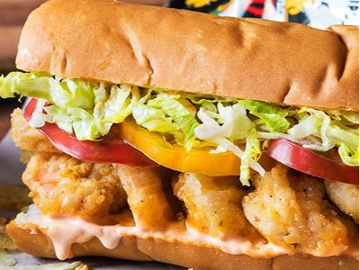 Shrimp sandwich